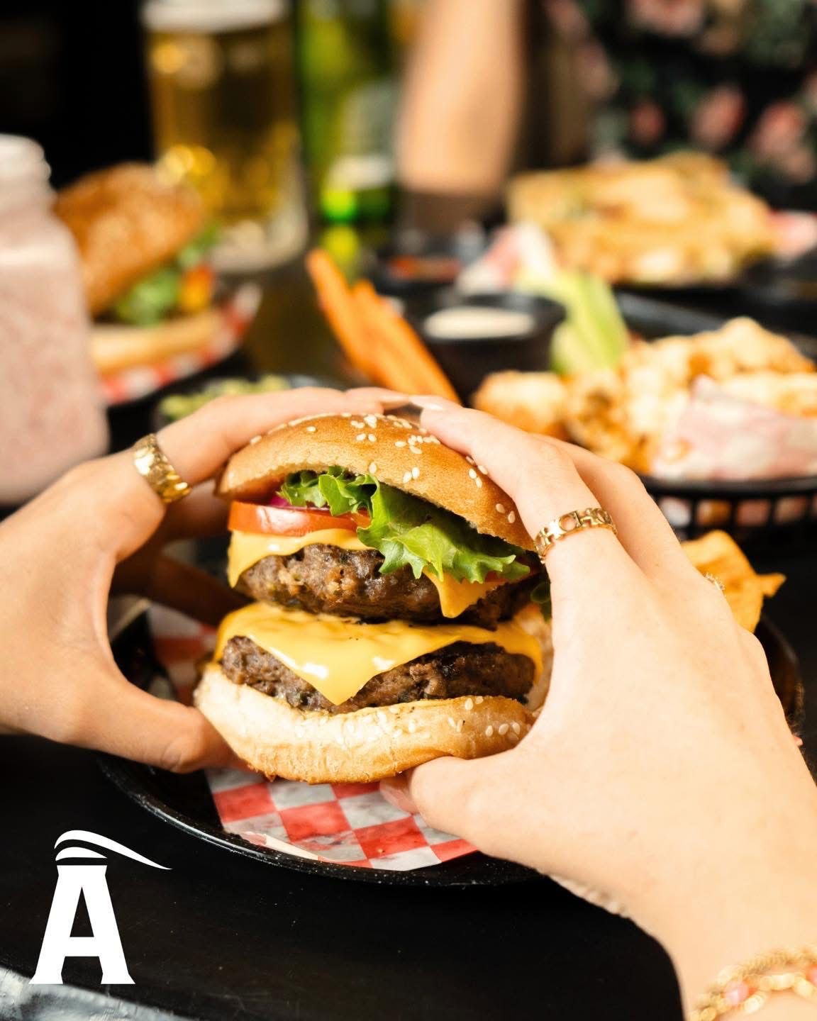 HAMBURGUESA DOBLE CARNE 🍔🍟🔥