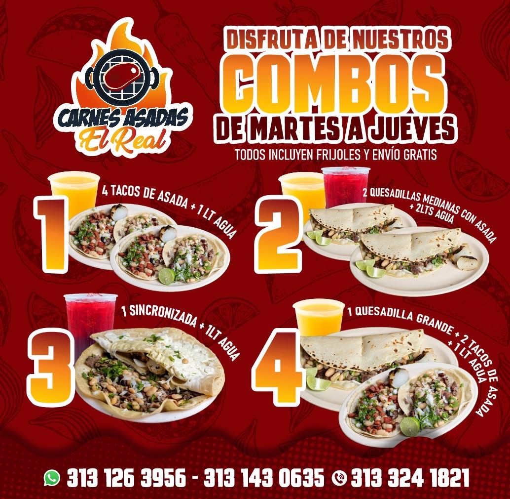 PROMOCIONES DE MARTES A JUEVES 