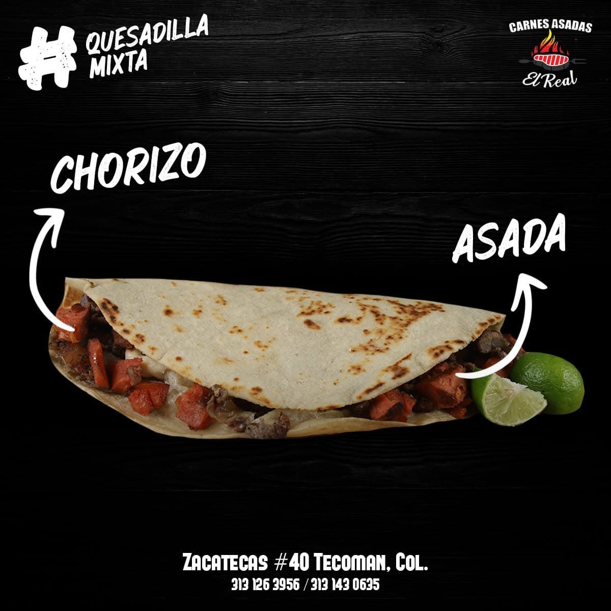 QUESADILLA MEDIANA🌮