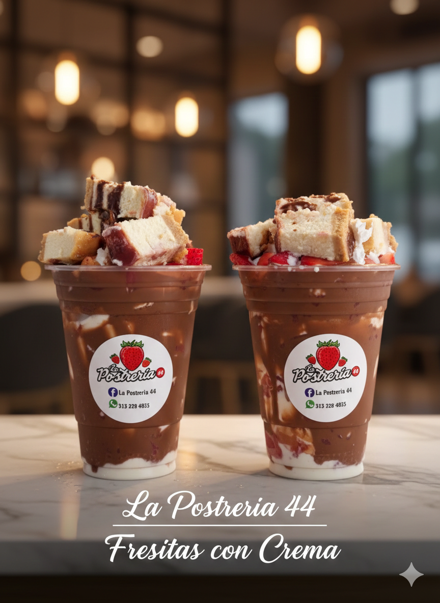 FRESAS CON CREMA Y  PAY 🍓