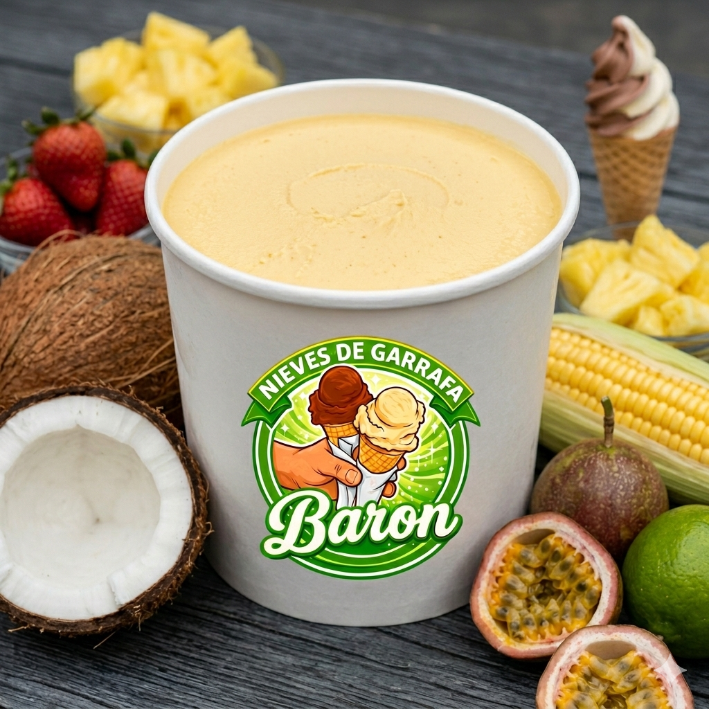 NIEVE DE GARRAFA TRADICIONAL🍨❄️