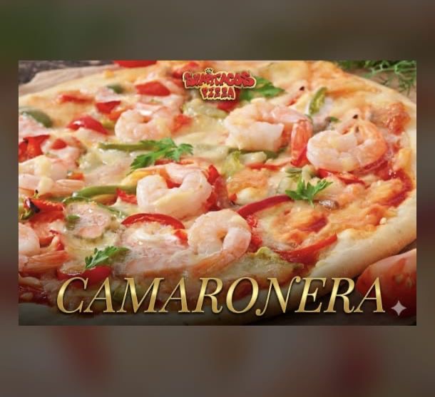 Pizza, camaronera