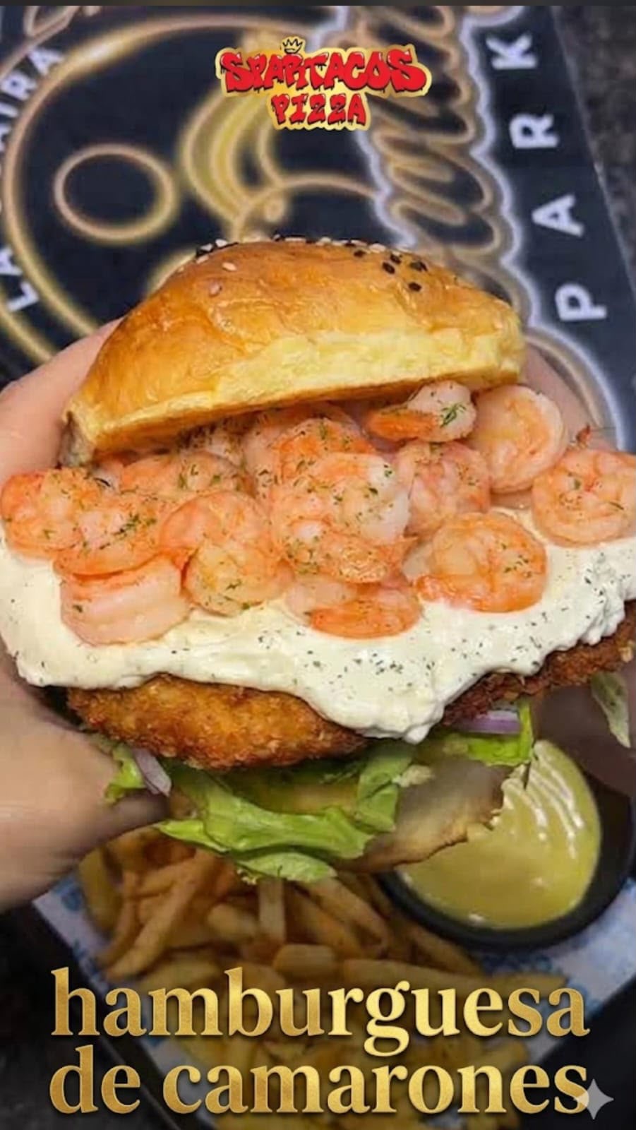 Hamburguesa de camarón
