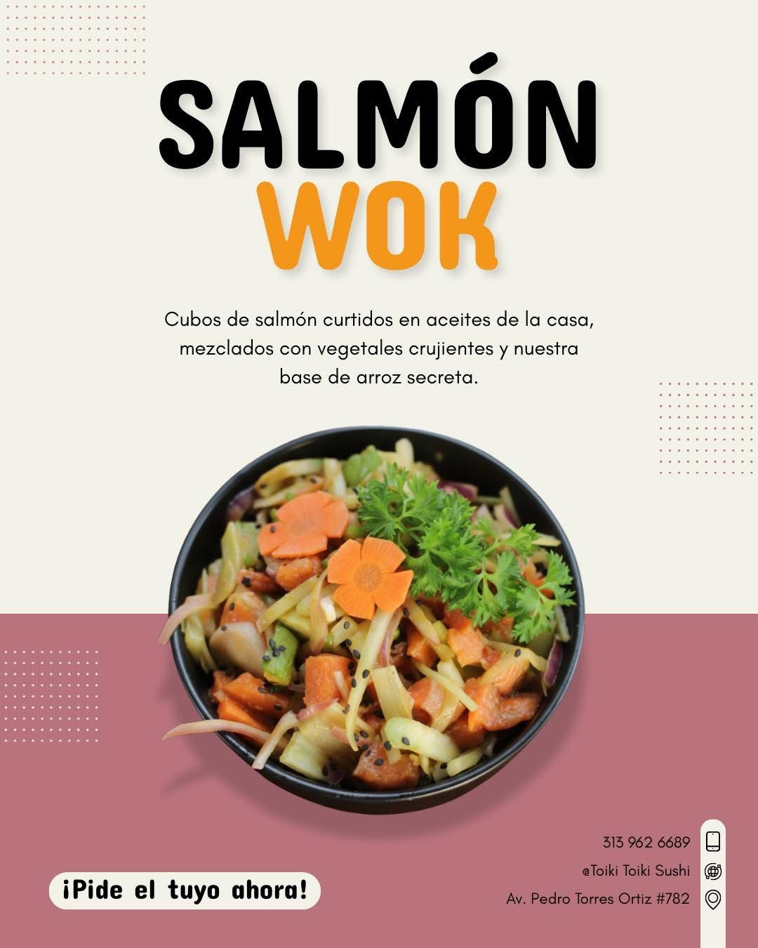 SALMÓN WOK