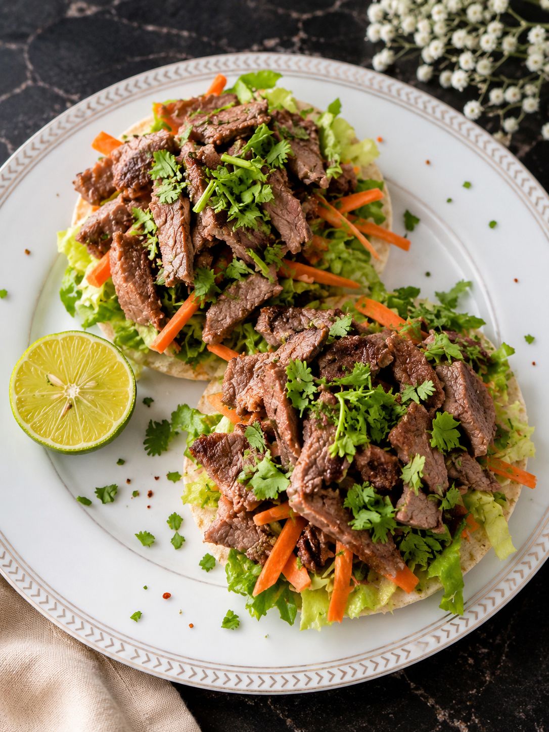 TACOS DE ASADA