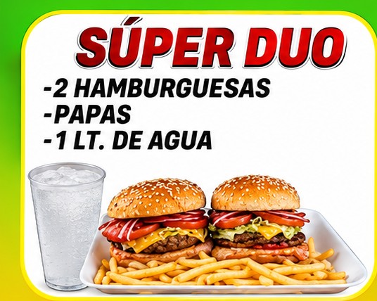 SÚPER DÚO🍔