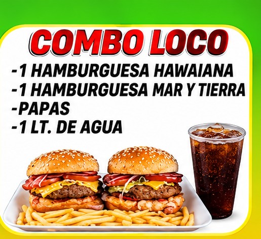 COMBO LOCO 🍔