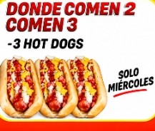 COMBO DONDE COMEN 2 COMEN 3